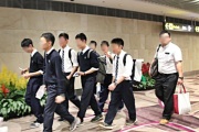 チャンギ空港到着