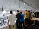SACLAでの実験風景を見学
