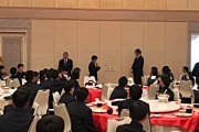 ホテルの方に挨拶