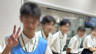 本来の操作時に着用する鉛スーツを着用